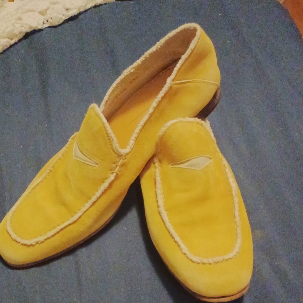 Men's Luxury Donald J.Pliner Seude Italian Loafers sz.8 1/2